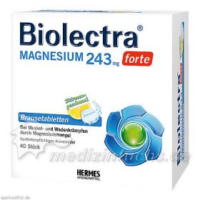 Biolectra Magnesium 243 forte Zitrone, 40 ST – PZN 6716366 из Германии