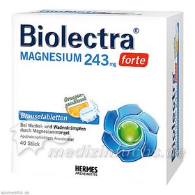 Biolectra Magnesium 243 forte Orange, 40 ST – PZN 6789307 из Германии