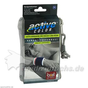 BORT ActiveColor Handgelenkbandage blau medium, 1 ST – PZN 6914356 из Германии