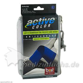 BORT ActiveColor Kniebandage blau large, 1 ST – PZN 6914586 из Германии