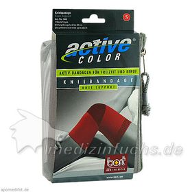 BORT ActiveColor Kniebandage rot small, 1 ST – PZN 6914712 из Германии