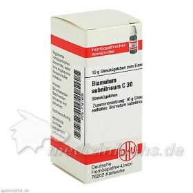 BISMUTUM SUBNITR C30, 10 G – PZN 7161605 из Германии