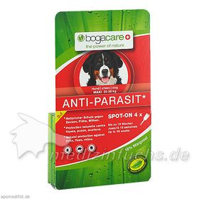 bogacare ANTI-PARASIT Spot on Hund gross, 4X2.5 ML – PZN 7757315 из Германии