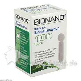 BIONANO Einmallanzetten, 100 ST – PZN 9333631 из Германии